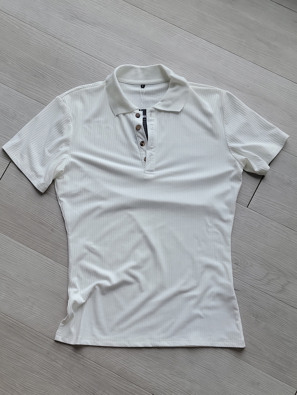 Ribbed Polo Shirt Slim Fit
